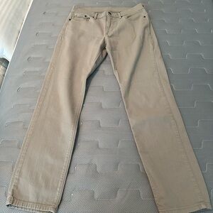 Men's Beige Jeans
